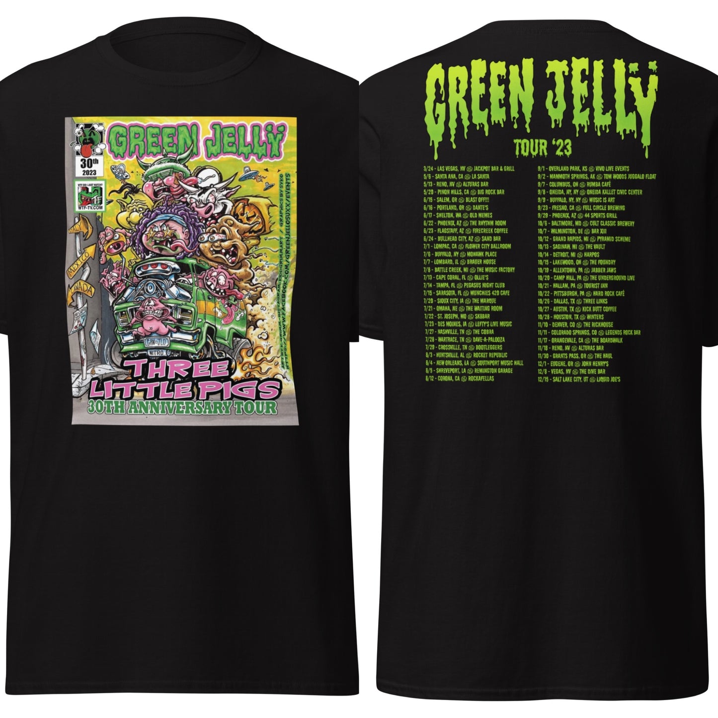 30th Anniversary Tour T - Shirt 2023 (w Tour Dates)